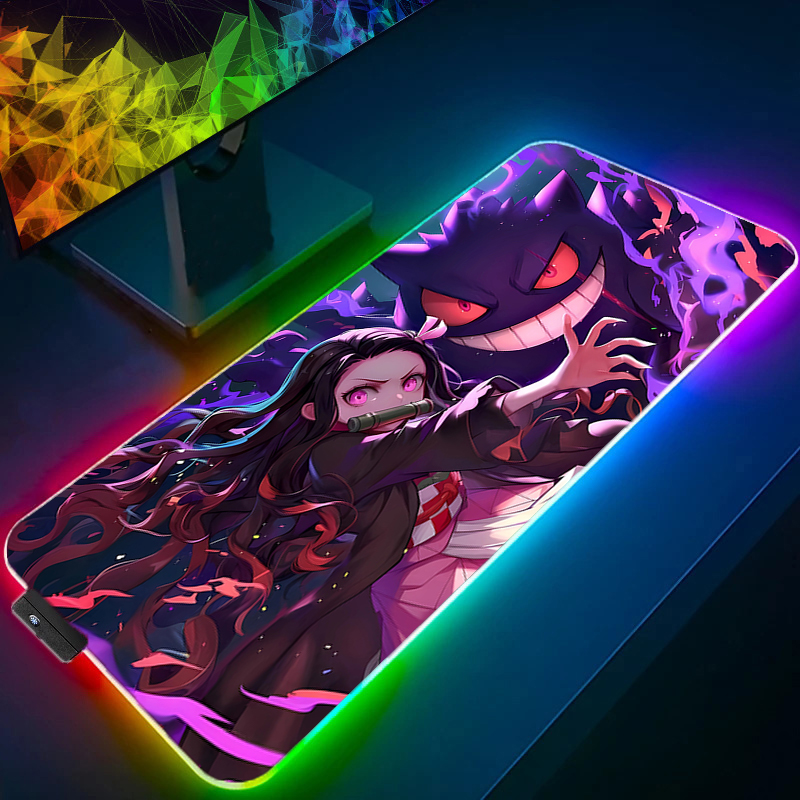 Gaming Keyboard Top - Rgb grande mouse pad tapetes de
