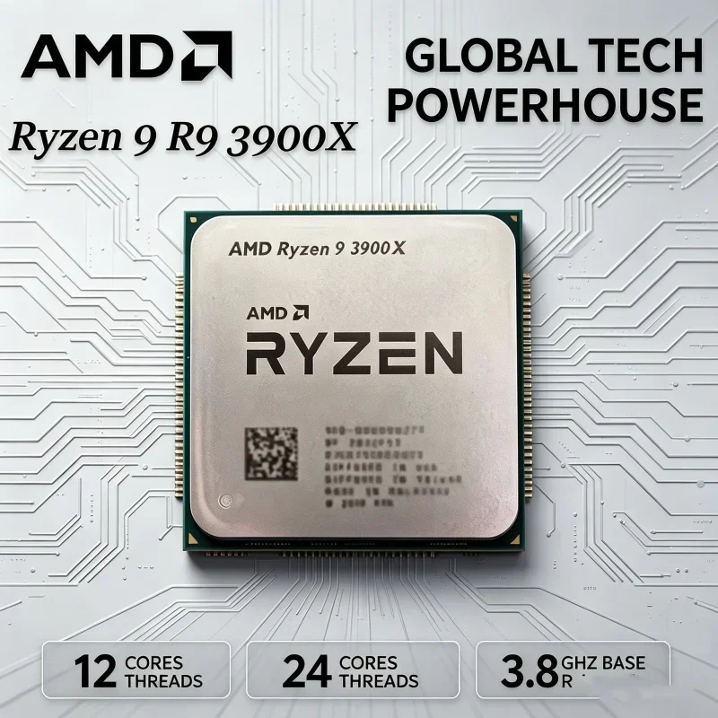 Amd Cpu Ryzen 9 - Processador de Desktop AMD Ryzen 9