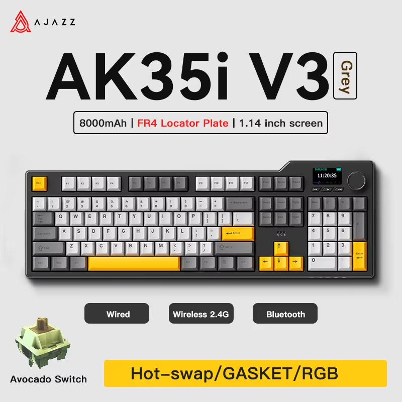 Keyboard Gaming Mac - Teclado Gamer Ajazz AK35I V3 MAX