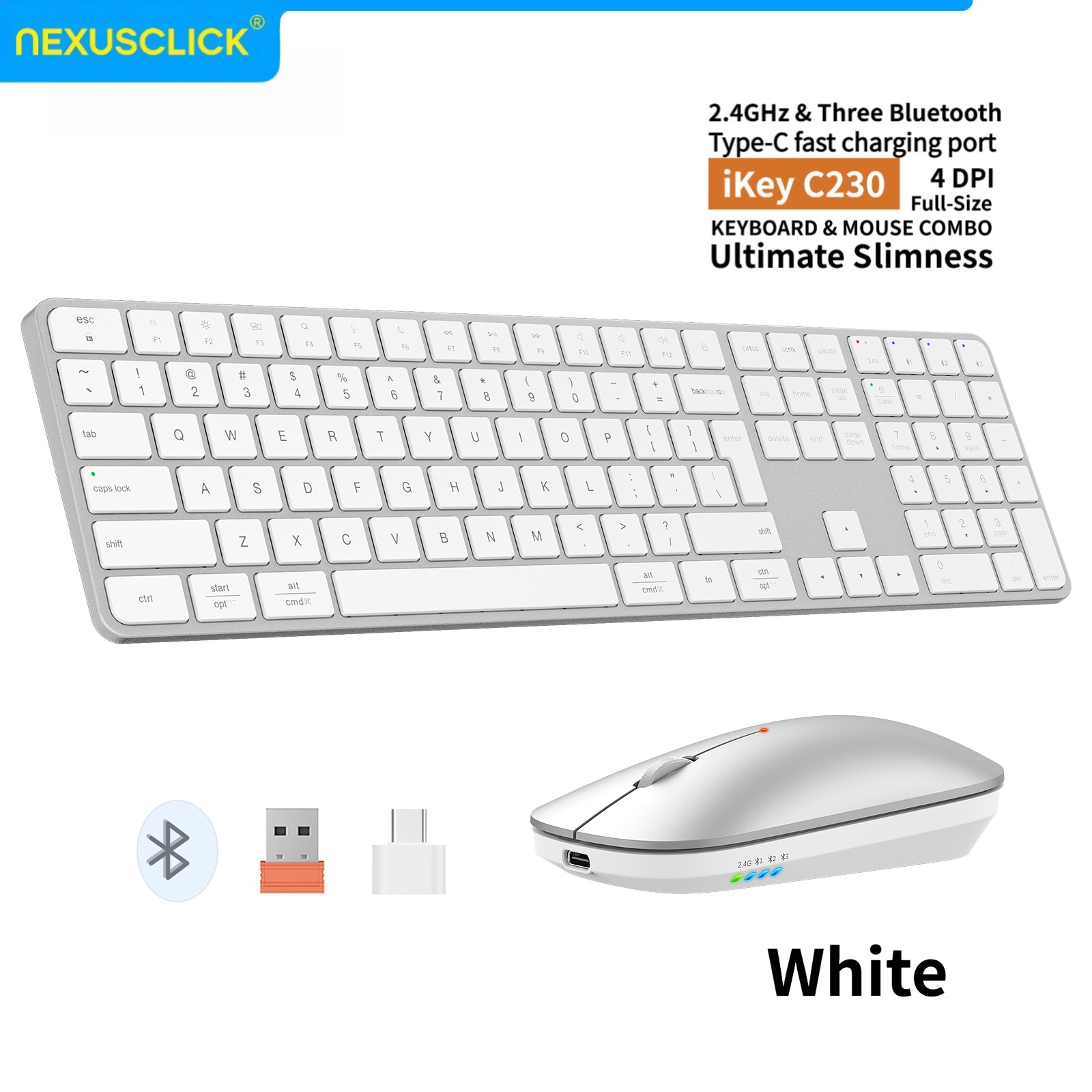 Gaming Keyboard And Mouse Combo Wireless - Combo de Teclado e Mouse Sem