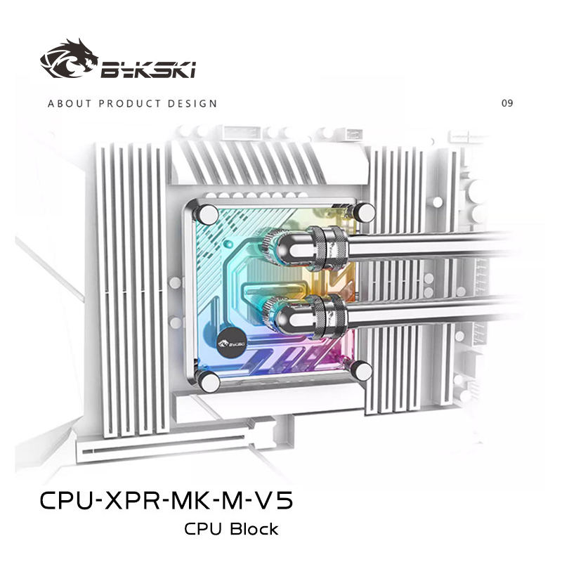 Amd Cpu Ryzen 9 - Bloco de CPU Bykski para INTEL