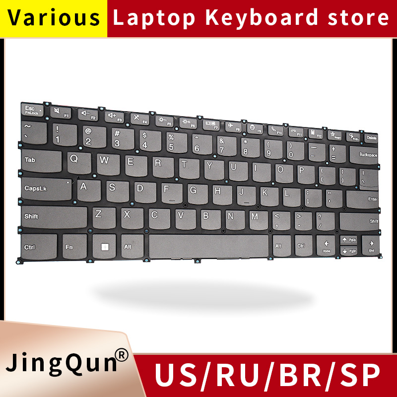 Gaming Keyboard Backlit - Reino Unido Espanhol PT-BR Brasil Teclado