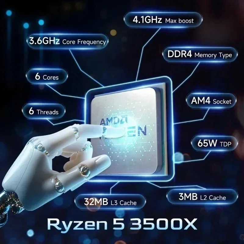 Processador AMD R5 3500X Novo  - Amd Cpu Ryzen 5 avaliação e preço
