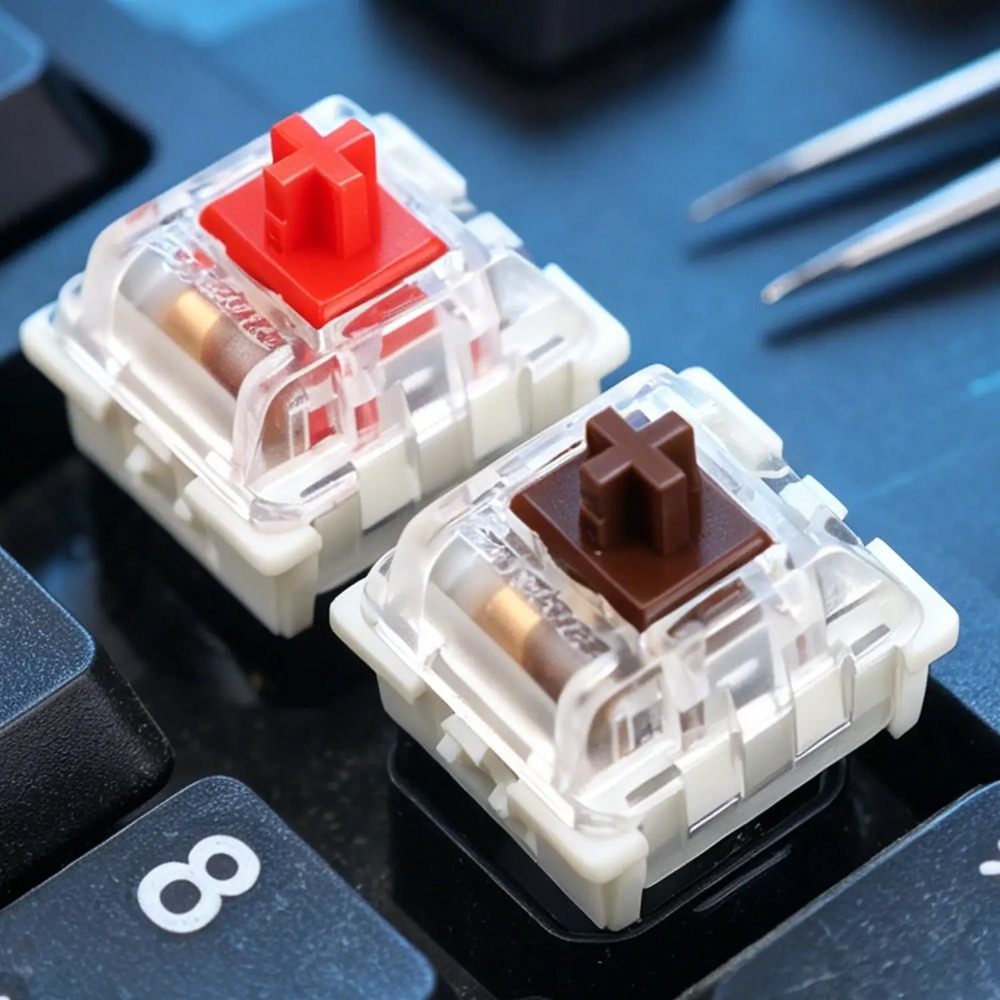 1-150 Peças de Interruptores M - Gaming Keyboard Blue Switches avaliação e preço