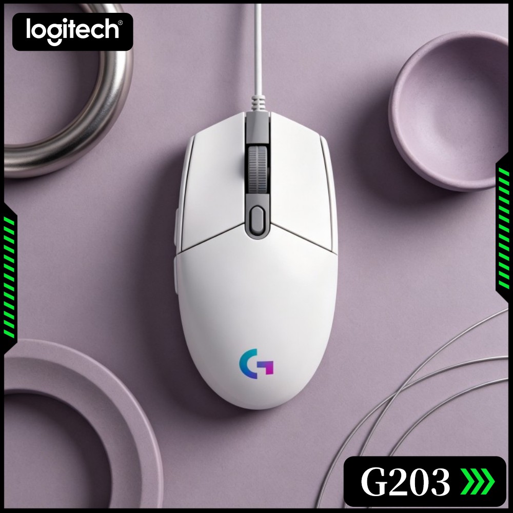 Mouse Gamer com Fio Logitech G - Logitech Mouse G203 avaliação e preço