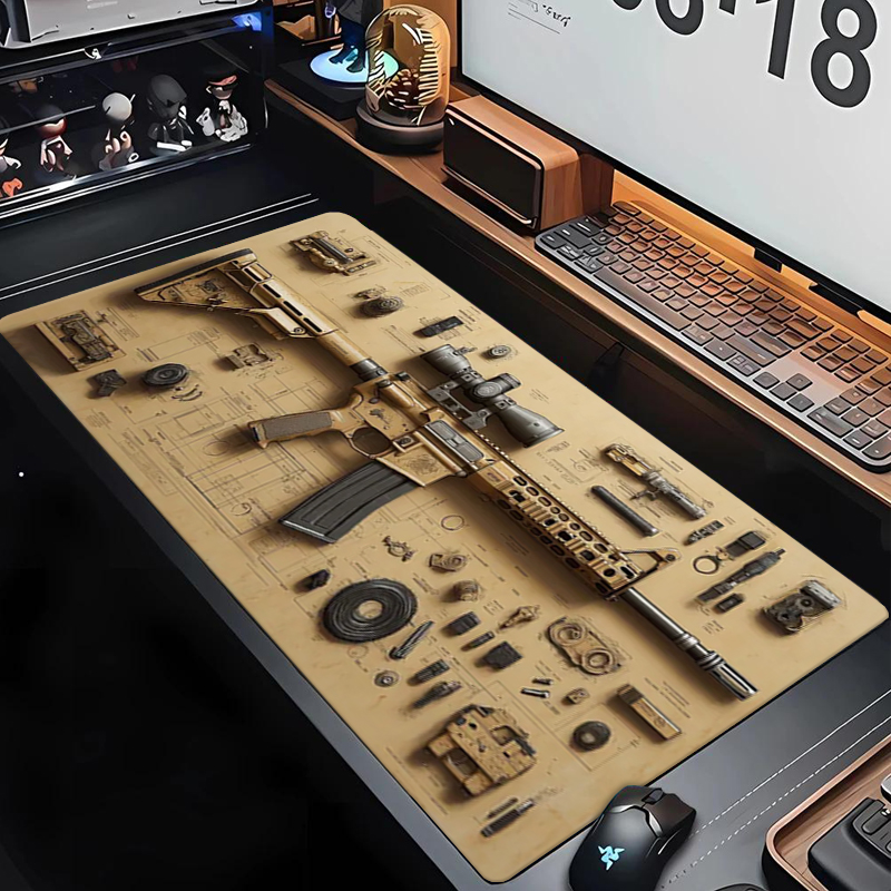 Tapete de Rato Gaming Grande e - Gaming Keyboard And Mouse avaliação e preço