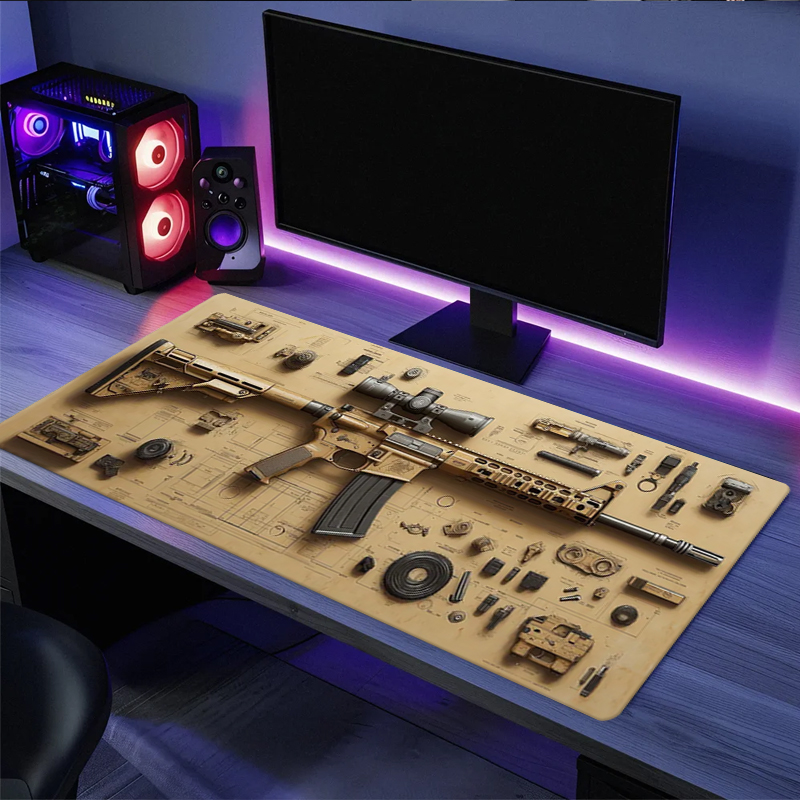 Tapete de Rato Gaming Grande e - Gaming Keyboard And Mouse avaliação e preço
