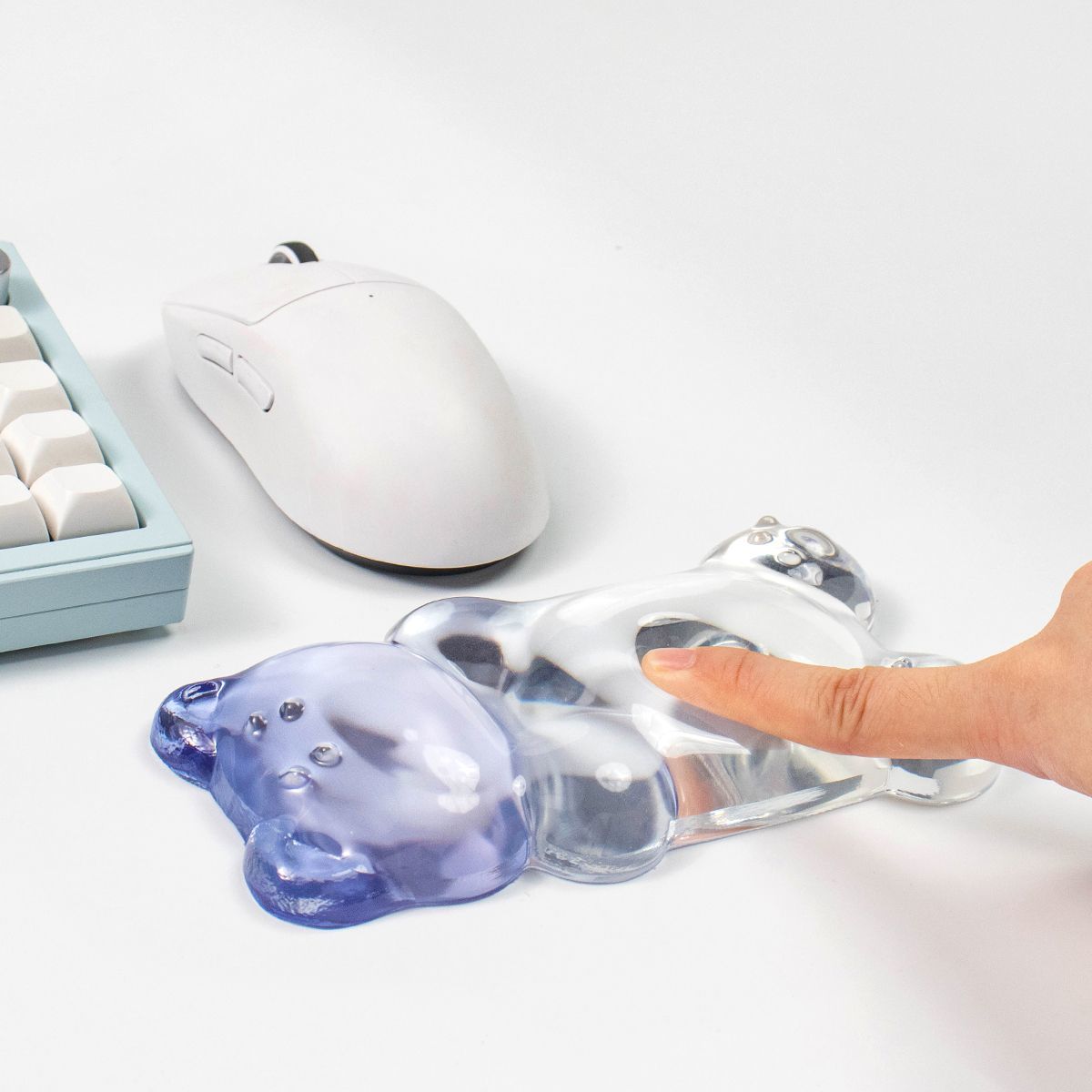 Apoio de Pulso em Gel Transpar - Gaming Keyboard No Number Pad avaliação e preço