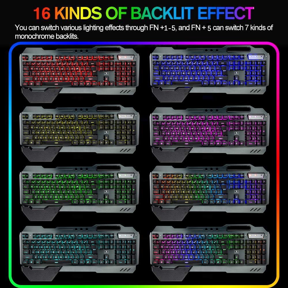 Combinação de teclado e mouse  - Gaming Keyboard And Mouse Combo Wireless avaliação e preço