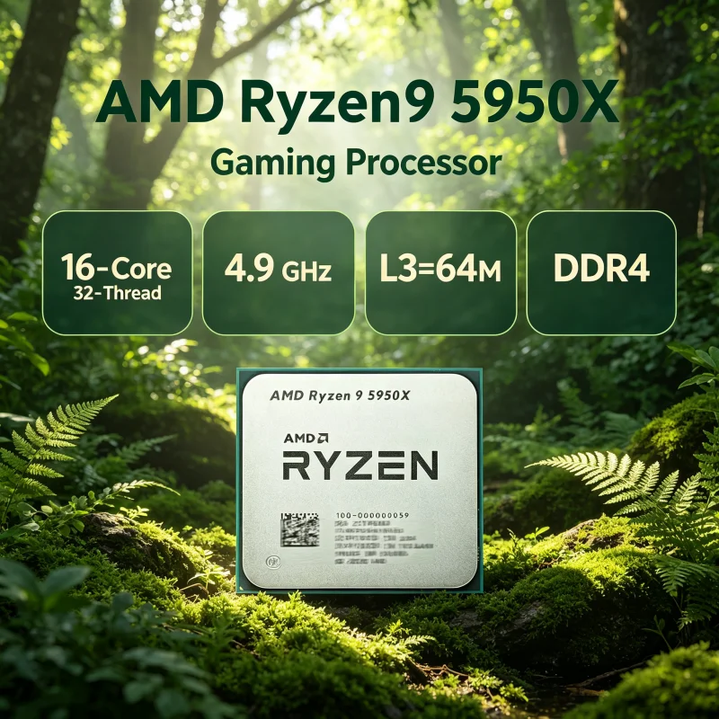 AMD Ryzen 9 5950X CPU para jog - Amd Cpu Ryzen 9 avaliação e preço