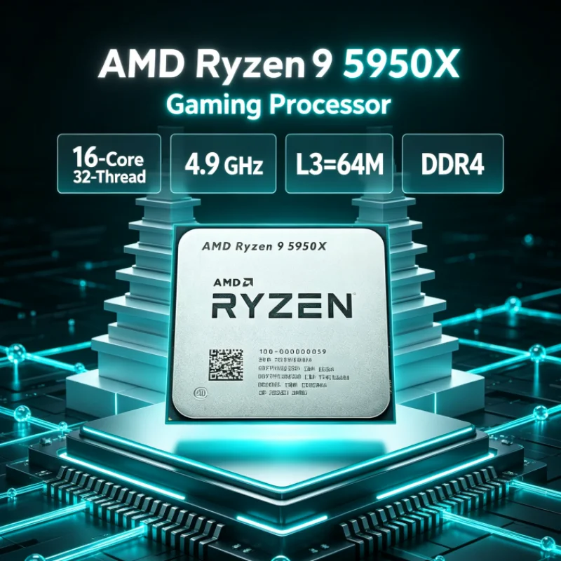 AMD Ryzen 9 5950X CPU para jog - Amd Cpu Ryzen 9 avaliação e preço