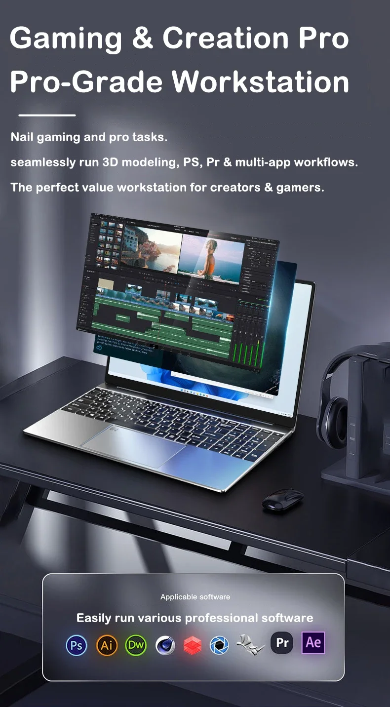 Notebook Empresarial Portátil  - Gaming Keyboard Backlit avaliação e preço