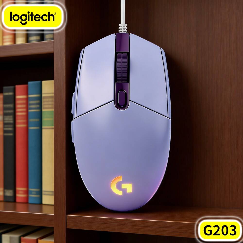 Mouse Gamer com Fio Logitech G - Logitech Mouse G203 avaliação e preço