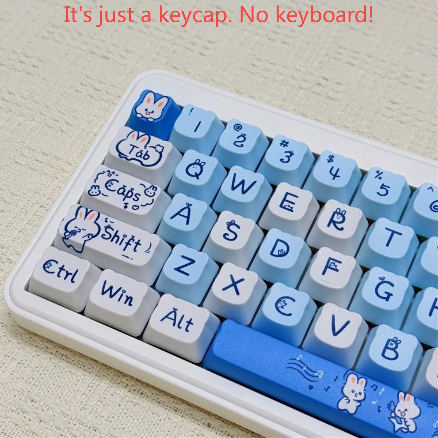 Conjunto de Teclas PBT com Per - Gaming Keyboard Blue Switches avaliação e preço
