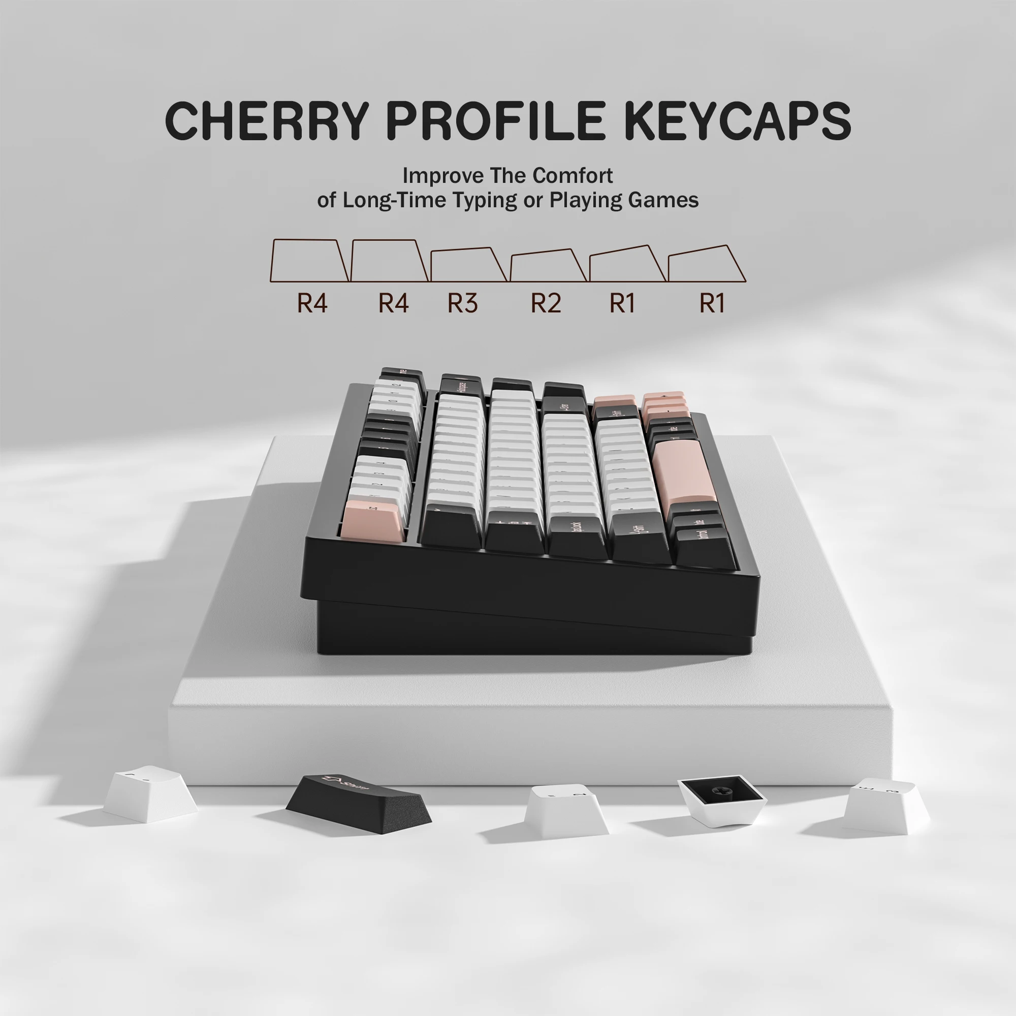 Kbdiy gmk olivia keycaps para  - Gaming Keyboard No Number Pad avaliação e preço