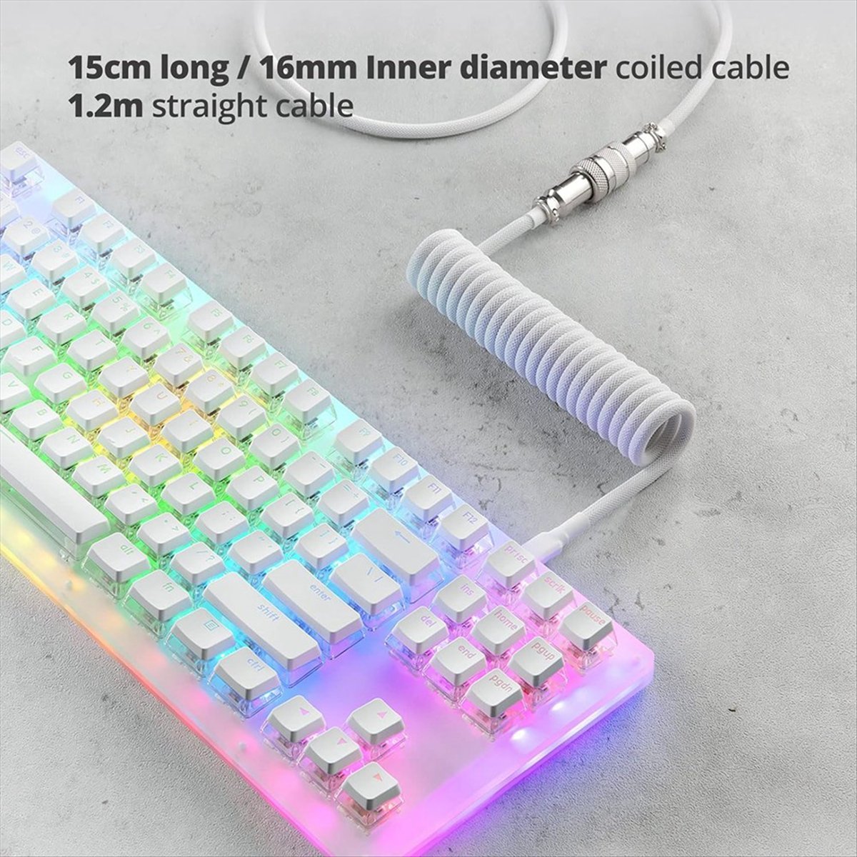 Cabo USB Tipo-C AAAE para Tecl - Gaming Keyboard Types avaliação e preço
