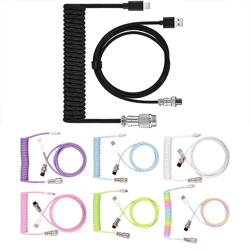 Cabo Espiral USB Tipo C para T - Gaming Keyboard Types avaliação e preço