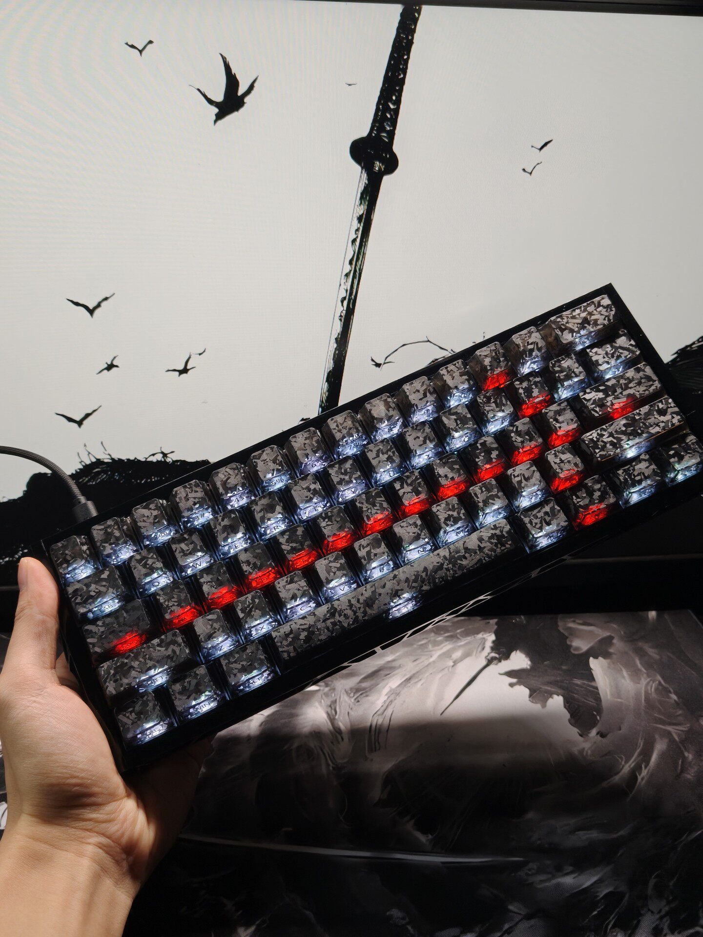 Teclado Compacto Gamer RGB com - Gaming Keyboard No Number Pad avaliação e preço
