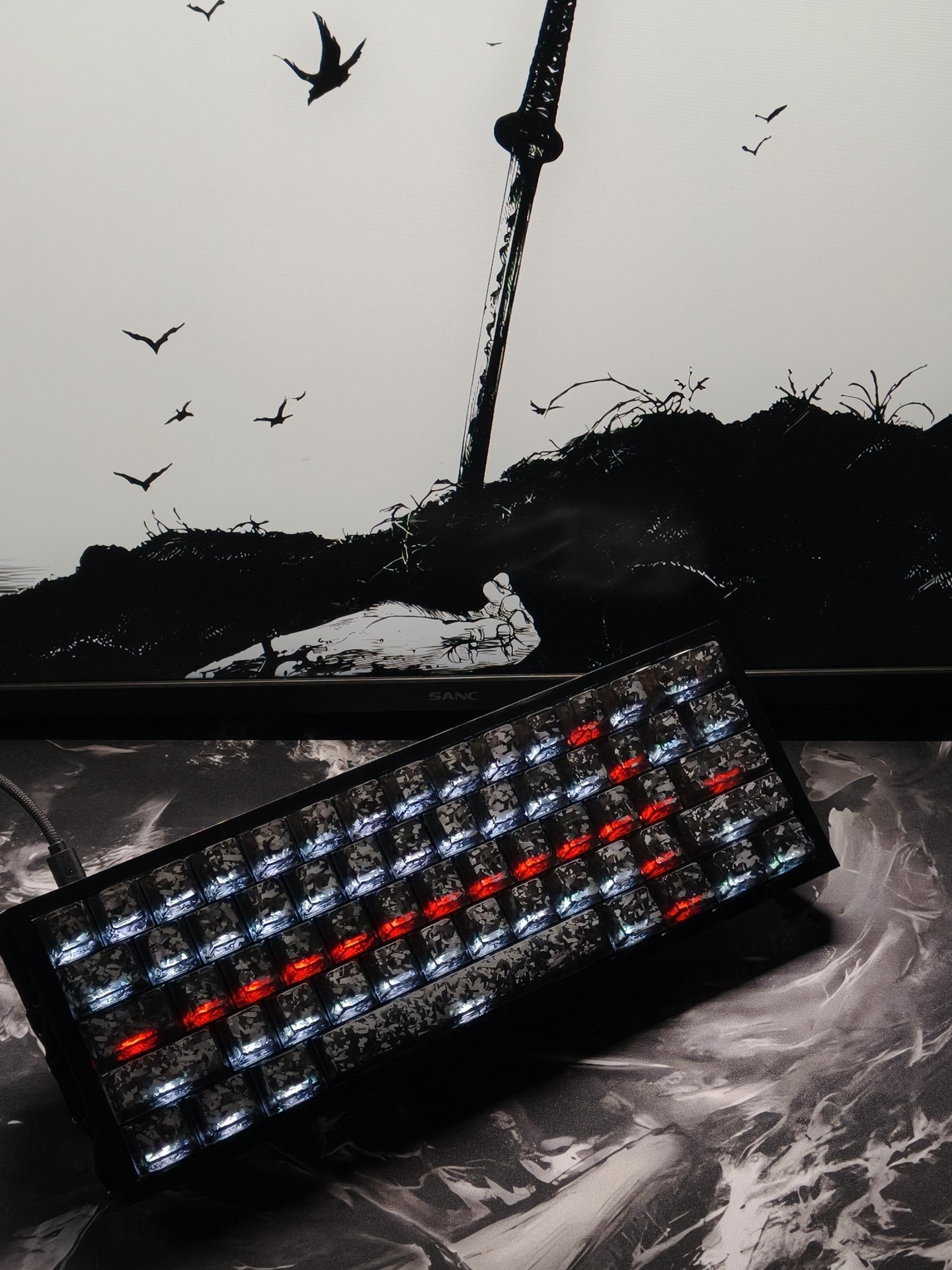 Teclado Compacto Gamer RGB com - Gaming Keyboard No Number Pad avaliação e preço