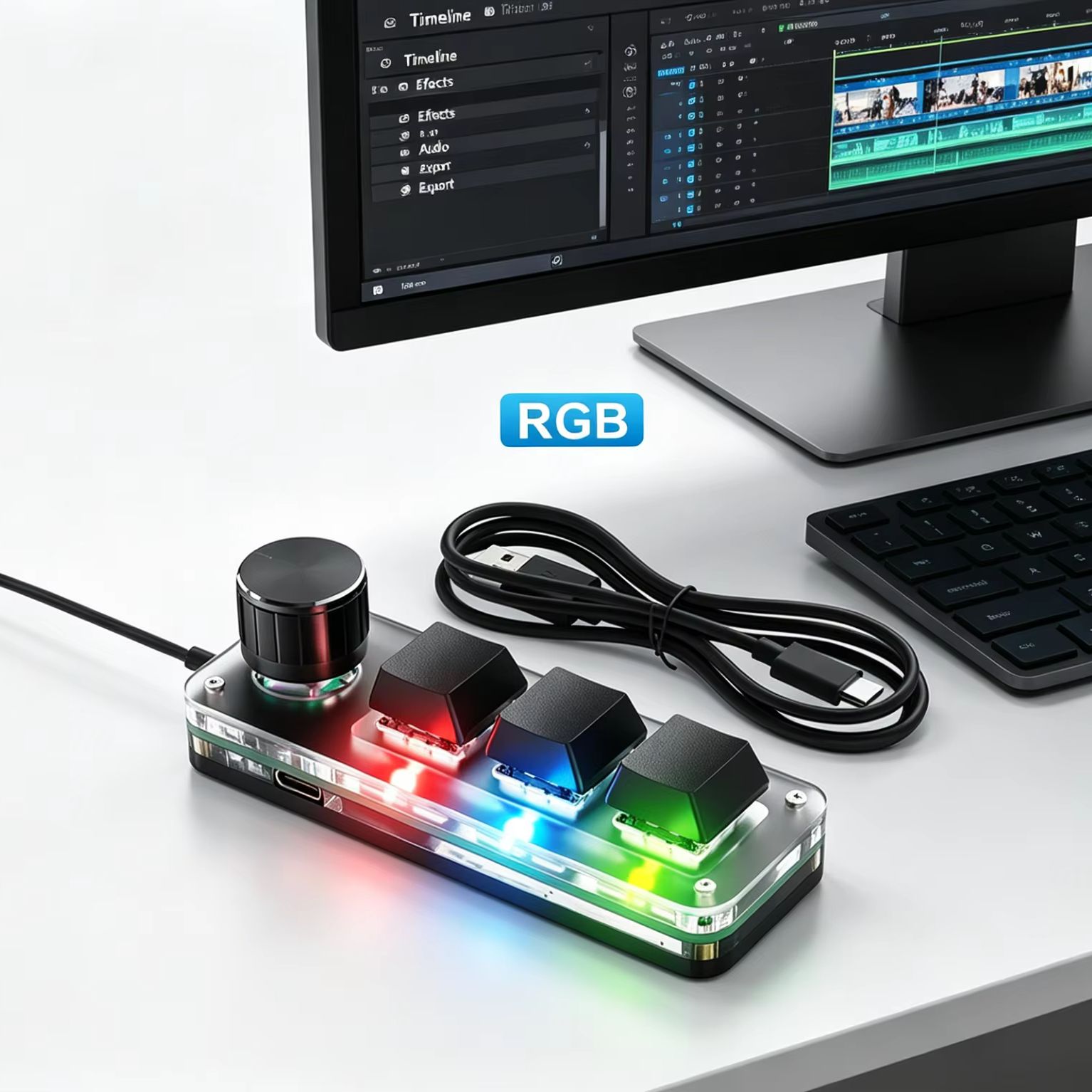 Teclado Mecânico Programável c - Gaming Keyboard No Number Pad avaliação e preço