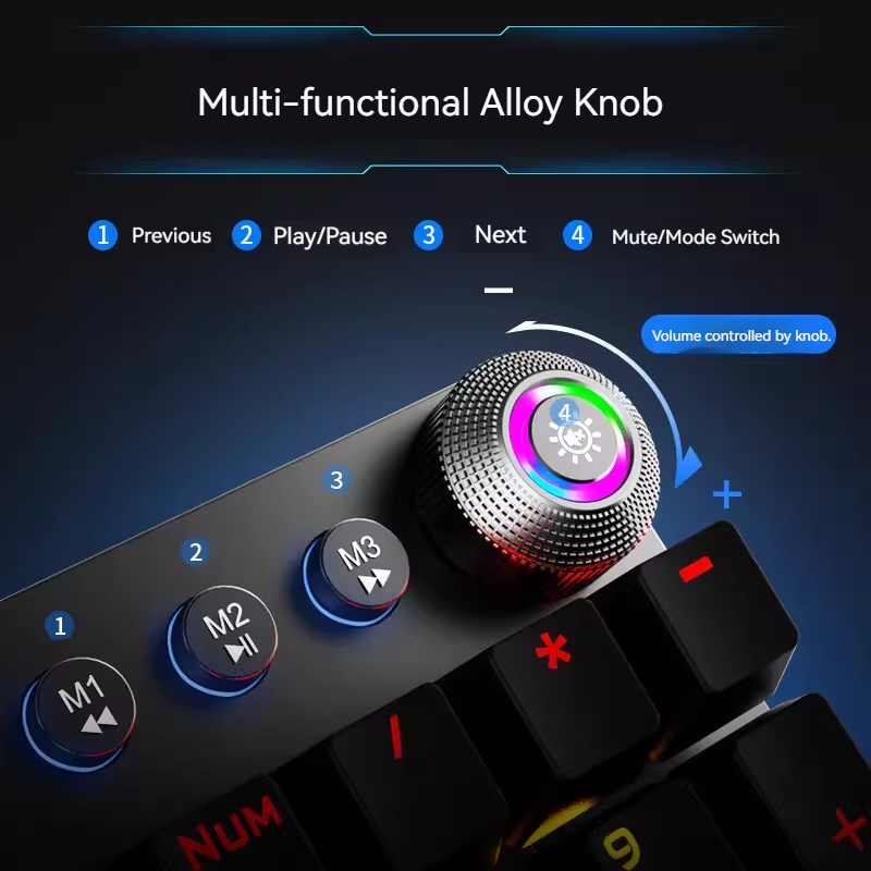 Teclado Mecânico AULA F2088 co - Keyboard Gaming Mac avaliação e preço