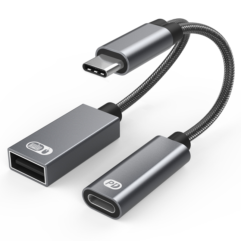 Áudio 1 a 2 Tipo-C para USB OT - Gaming Keyboard Types avaliação e preço