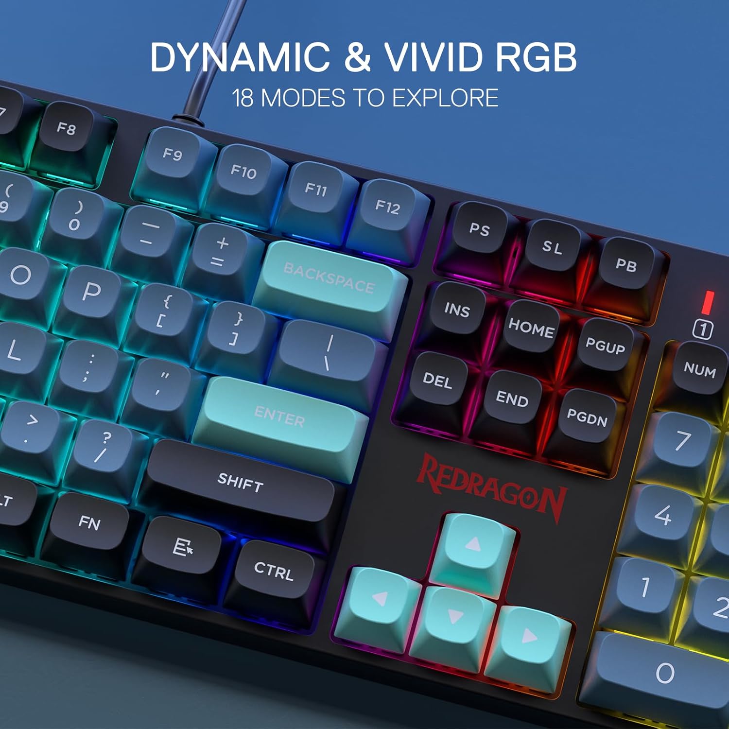 Redragon K582 SE com fio RGB 1 - Keyboard Gaming Mac avaliação e preço