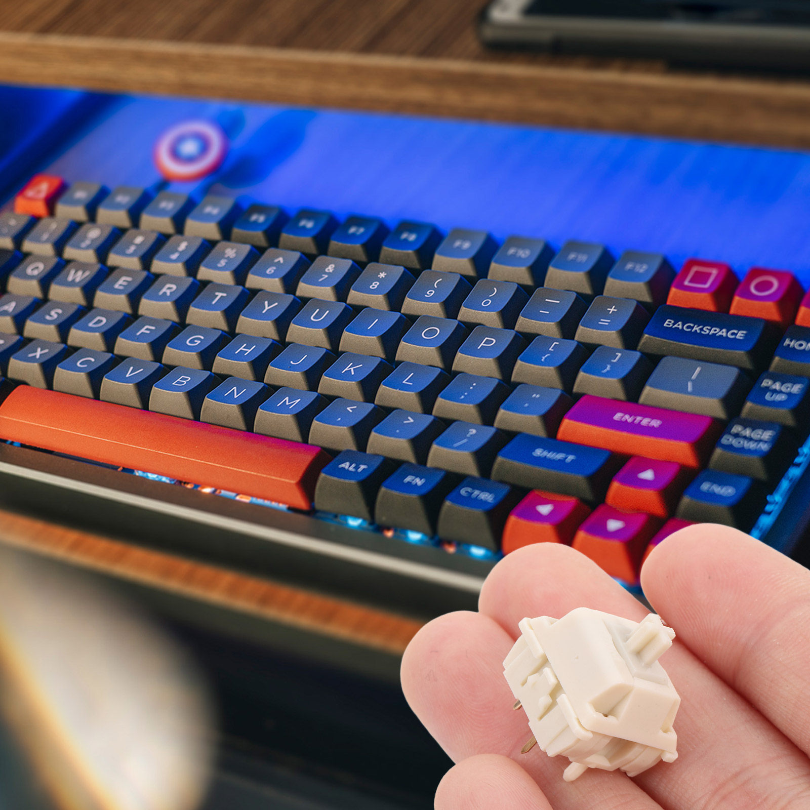 Interruptor de teclado mecânic - Gaming Keyboard Tester avaliação e preço